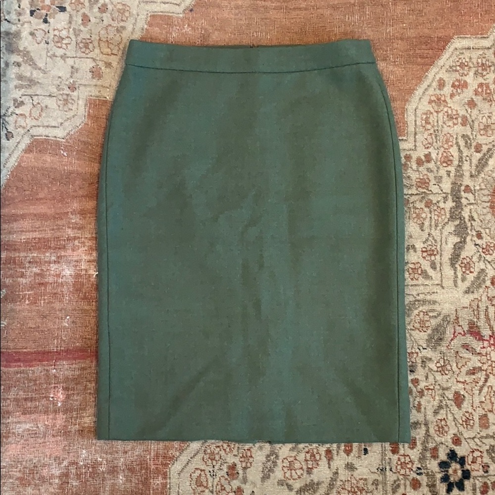 J. Crew No. 2 Wool Pencil Skirt